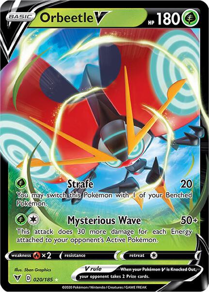 Orbeetle V - SWSH04 Vivid Voltage - Holofoil - Near Mint (NM)