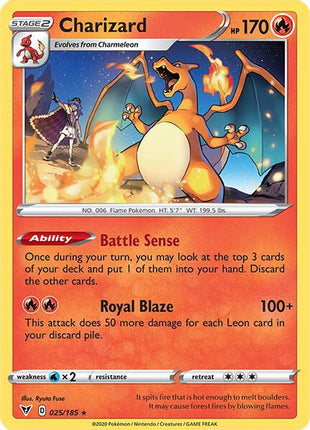 Charizard - SWSH04 Vivid Voltage - Near Mint (NM)