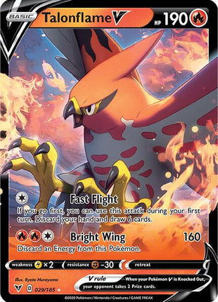 Talonflame V - SWSH04 Vivid Voltage - Holofoil - Near Mint (NM)
