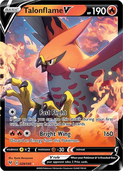 Talonflame V - SWSH04 Vivid Voltage - Holofoil - Near Mint (NM)