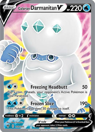 Galarian Darmanitan V (Full Art) - SWSH04 Vivid Voltage - Holofoil - Near Mint (NM)