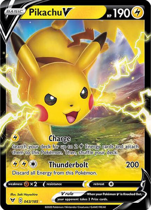 Pikachu V - SWSH04 Vivid Voltage - Holofoil - Lightly Played (LP)