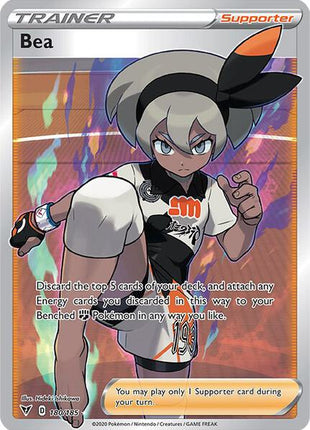 Bea (Full Art) - SWSH04 Vivid Voltage - Holofoil - Near Mint (NM)