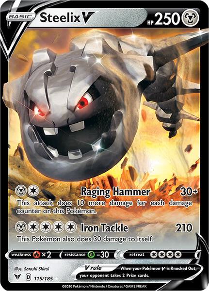 Steelix V - SWSH04 Vivid Voltage - Holofoil - Near Mint (NM)