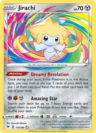 Jirachi - SWSH04 Vivid Voltage - Holofoil - Near Mint (NM)
