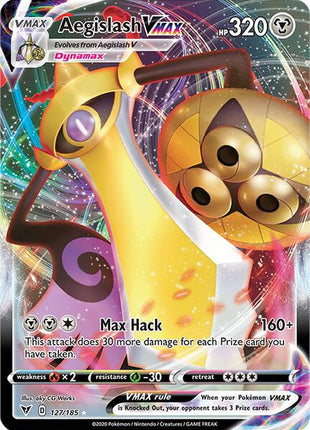 Aegislash VMAX - SWSH04 Vivid Voltage - Holofoil - Near Mint (NM)