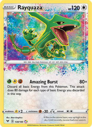 Rayquaza - SWSH04 Vivid Voltage - Holofoil - Near Mint (NM)