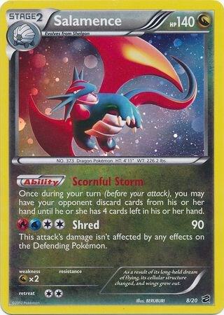 Salamence - 8/20 (Cosmos Holo) - Blister Exclusives - Holofoil - Near Mint (NM)