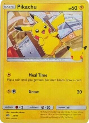 Pikachu - 25/25 - McDonalds 25th Anniversary Promos - Holofoil - Lightly Played (LP)