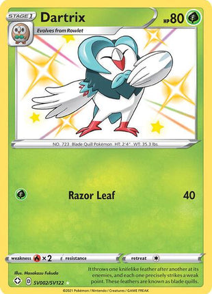 Dartrix - Shining Fates Shiny Vault - Holofoil - Near Mint (NM)