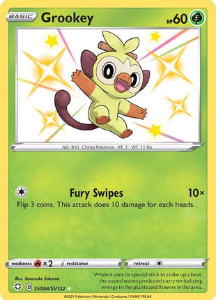 Grookey - Shining Fates Shiny Vault - Holofoil - Near Mint (NM)