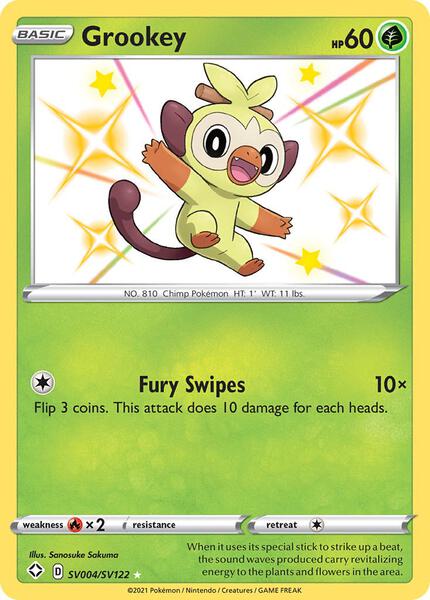 Grookey - Shining Fates Shiny Vault - Holofoil - Near Mint (NM)