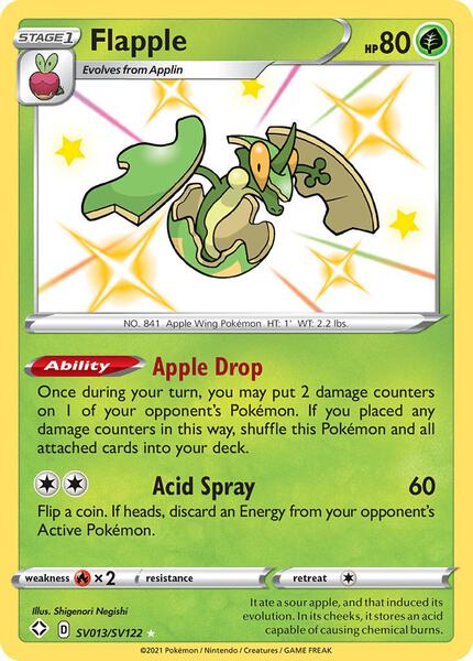 Flapple - Shining Fates Shiny Vault - Holofoil - Near Mint (NM)
