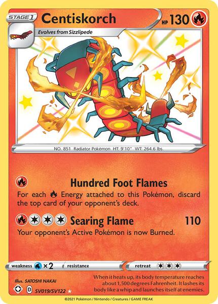 Centiskorch - Shining Fates Shiny Vault - Holofoil - Near Mint (NM)