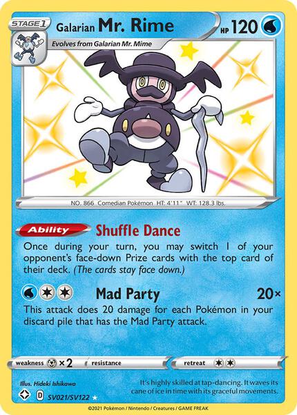 Galarian Mr. Rime - Shining Fates Shiny Vault - Holofoil - Near Mint (NM)