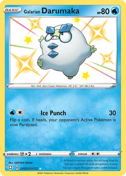 Galarian Darumaka - Shining Fates Shiny Vault - Holofoil - Near Mint (NM)
