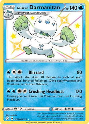 Galarian Darmanitan - Shining Fates Shiny Vault - Holofoil - Near Mint (NM)
