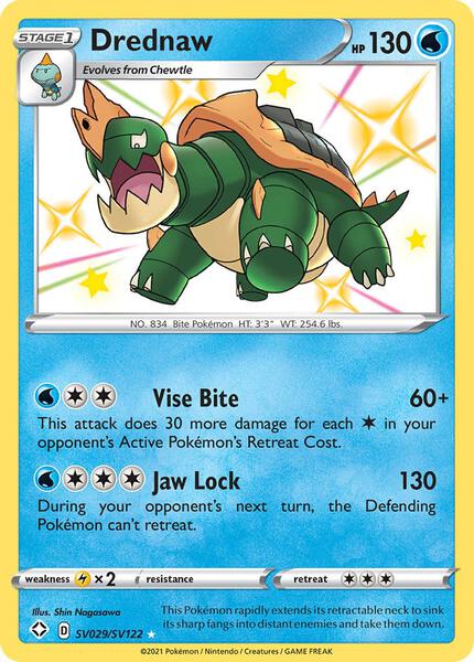 Drednaw - Shining Fates Shiny Vault - Holofoil - Near Mint (NM)