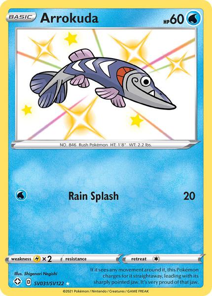 Arrokuda - Shining Fates Shiny Vault - Holofoil - Near Mint (NM)