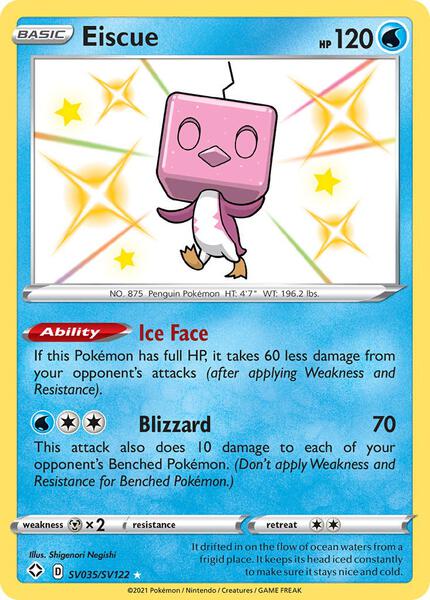 Eiscue - Shining Fates Shiny Vault - Holofoil - Near Mint (NM)