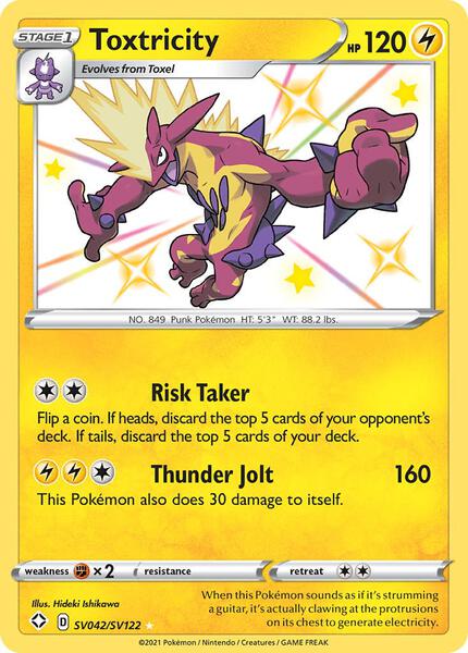 Toxtricity - Shining Fates Shiny Vault - Holofoil - Near Mint (NM)