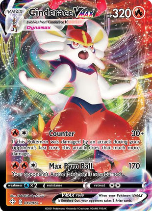 Cinderace VMAX - Shining Fates - Holofoil - Near Mint (NM)