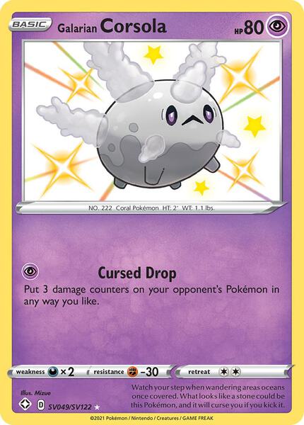 Galarian Corsola - Shining Fates Shiny Vault - Holofoil - Near Mint (NM)