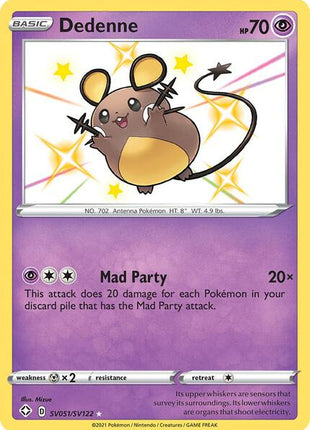 Dedenne - Shining Fates Shiny Vault - Holofoil - Near Mint (NM)