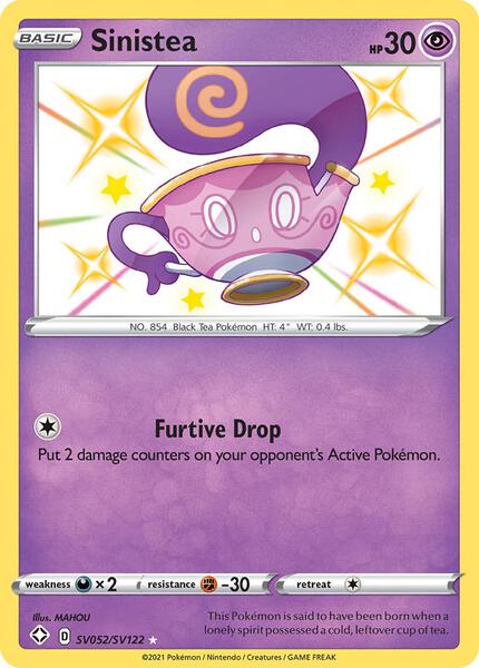 Sinistea - Shining Fates Shiny Vault - Holofoil - Near Mint (NM)