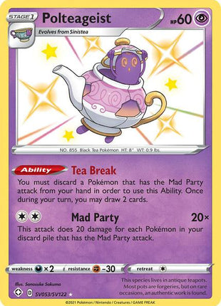 Polteageist - Shining Fates Shiny Vault - Holofoil - Near Mint (NM)