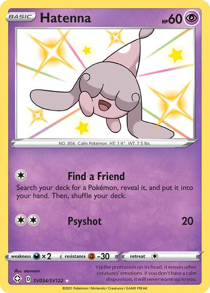 Hatenna - Shining Fates Shiny Vault - Holofoil - Near Mint (NM)