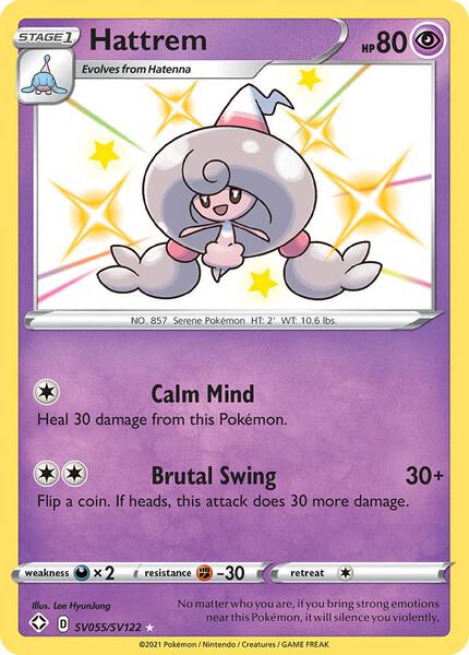 Hattrem - Shining Fates Shiny Vault - Holofoil - Near Mint (NM)