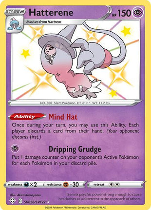 Hatterene - Shining Fates Shiny Vault - Holofoil - Near Mint (NM)