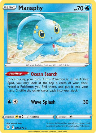 Manaphy - Shining Fates - Near Mint (NM)