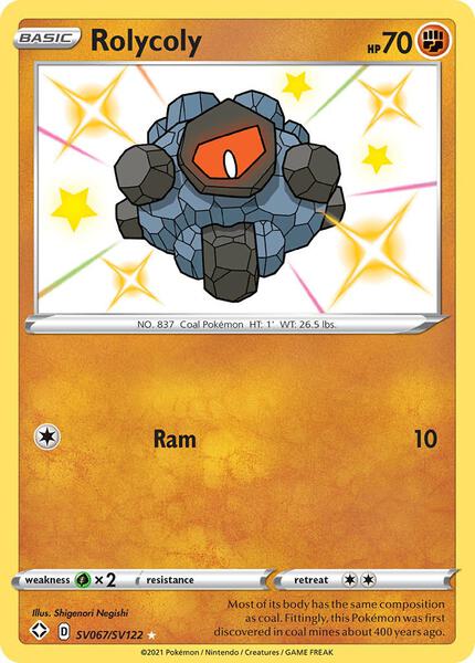 Rolycoly - Shining Fates Shiny Vault - Holofoil - Near Mint (NM)