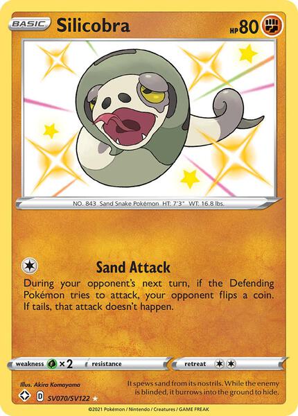 Silicobra - Shining Fates Shiny Vault - Holofoil - Near Mint (NM)