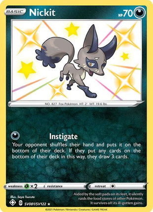 Nickit - Shining Fates Shiny Vault - Holofoil - Near Mint (NM)