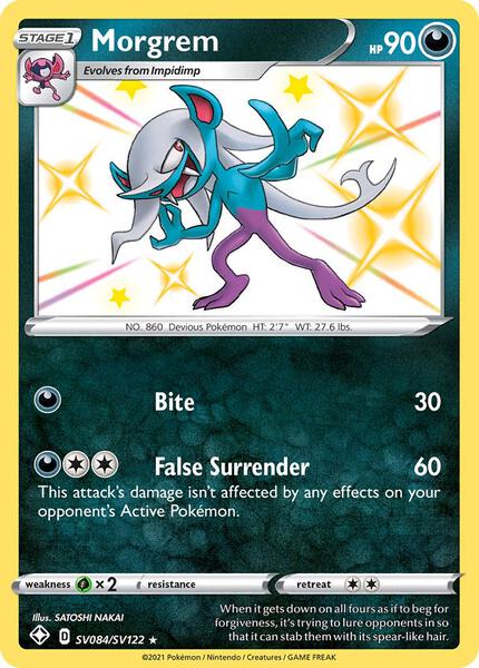 Morgrem - Shining Fates Shiny Vault - Holofoil - Near Mint (NM)