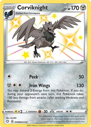 Corviknight - Shining Fates Shiny Vault - Holofoil - Near Mint (NM)