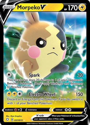 Morpeko V - Shining Fates - Holofoil - Near Mint (NM)