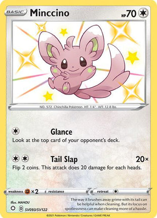 Minccino - Shining Fates Shiny Vault - Holofoil - Near Mint (NM)
