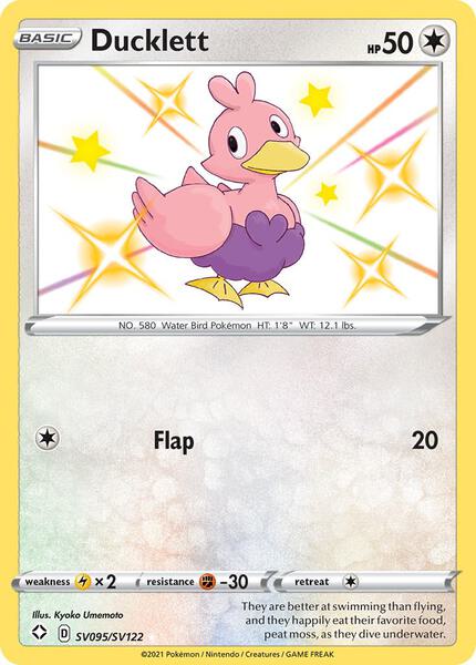Ducklett - Shining Fates Shiny Vault - Holofoil - Near Mint (NM)