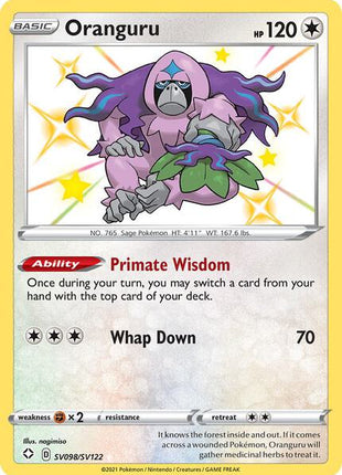 Oranguru - Shining Fates Shiny Vault - Holofoil - Near Mint (NM)