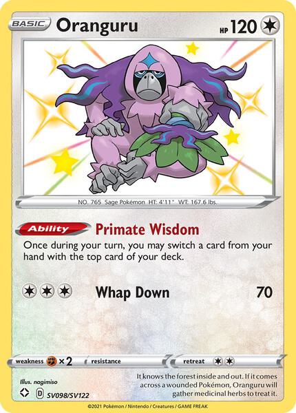 Oranguru - Shining Fates Shiny Vault - Holofoil - Near Mint (NM)