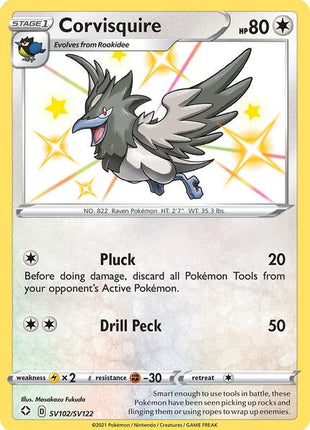 Corvisquire - Shining Fates Shiny Vault - Holofoil - Near Mint (NM)
