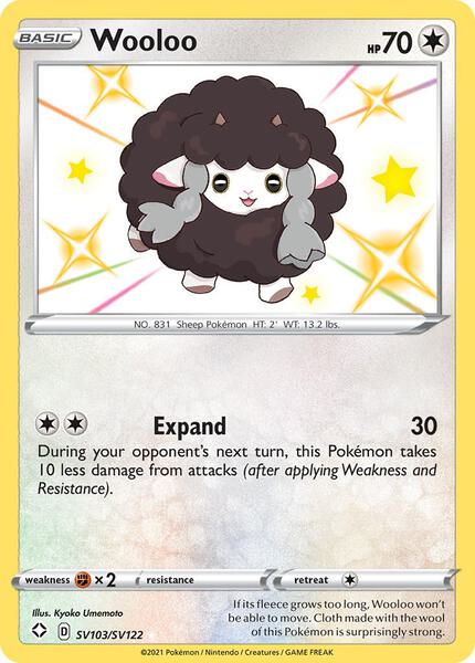 Wooloo - Shining Fates Shiny Vault - Holofoil - Near Mint (NM)