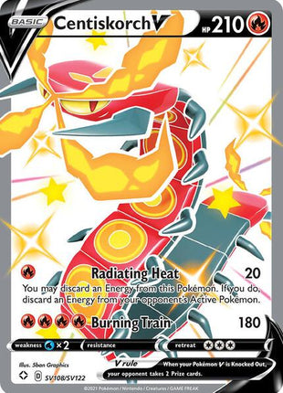 Centiskorch V - Shining Fates Shiny Vault - Holofoil - Near Mint (NM)