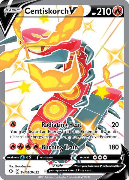 Centiskorch V - Shining Fates Shiny Vault - Holofoil - Near Mint (NM)