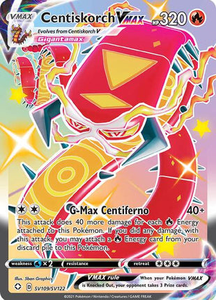 Centiskorch VMAX - Shining Fates Shiny Vault - Holofoil - Near Mint (NM)