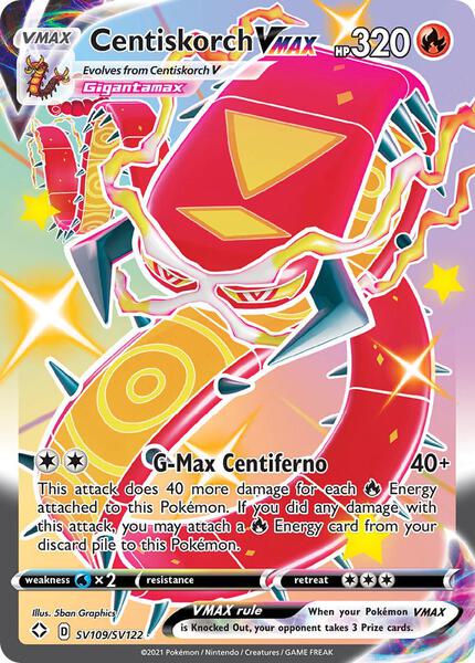 Centiskorch VMAX - Shining Fates Shiny Vault - Holofoil - Near Mint (NM)